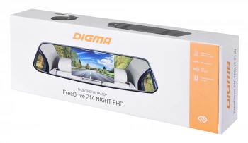 Видеорегистратор Digma FreeDrive 214 Night FHD