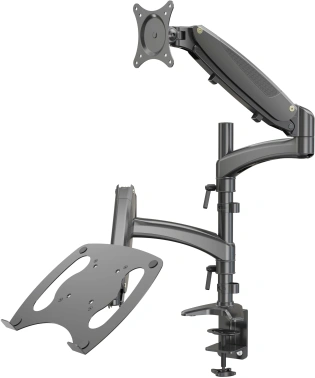 Кронштейн для монитора/ноутбука Cactus CS-VM-LH08-BK