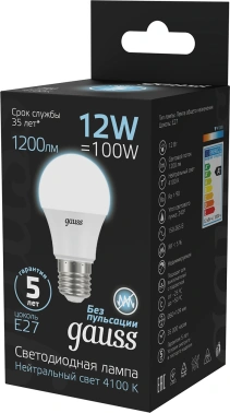 Лампа светодиодная Gauss  A60