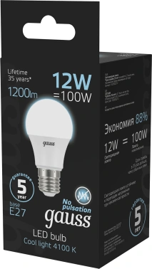 Лампа светодиодная Gauss  A60