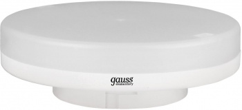 Лампа светодиодная Gauss Elementary 11Вт цок.:GX53 таблетка 220B св.свеч.бел.нейт. Tablet (упак.:1шт) (83821)
