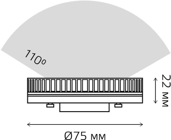 Лампа светодиодная Gauss Elementary  GX53