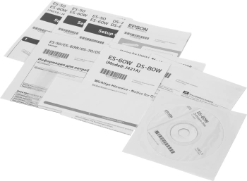 Сканер протяжный Epson WorkForce DS-80W