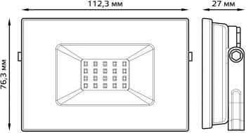 Прожектор уличный Gauss Elementary  613100320