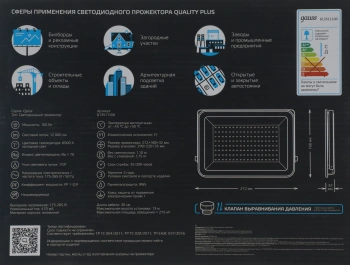 Прожектор уличный Gauss Qplus  613511100