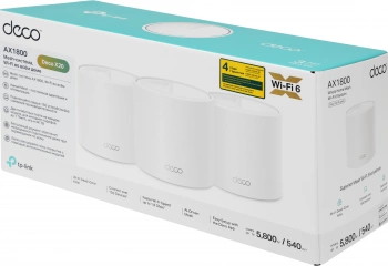 Бесшовный Mesh роутер TP-Link Deco X20 (3-PACK)