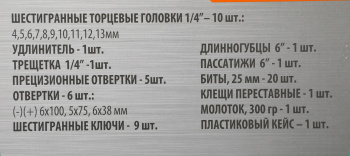 Набор инструментов Sturm! 1045-20-S57