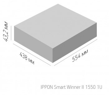 Источник бесперебойного питания Ippon Smart Winner II 1550 1U