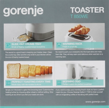 Тостер Gorenje T850WE
