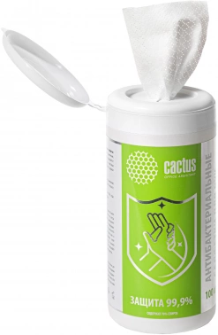Салфетки влажные Cactus  CS-ASHCL100