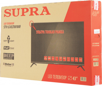 Телевизор LED Supra 43