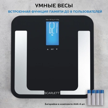 Весы напольные электронные Scarlett SL-BS34ED40