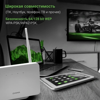 Роутер беспроводной Digma HOME