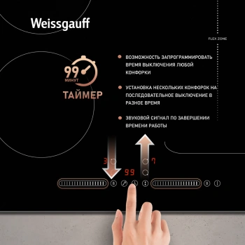 Индукционная варочная поверхность Weissgauff HI 643 BY