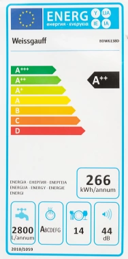 Посудомоечная машина встраив. Weissgauff BDW 6138 D