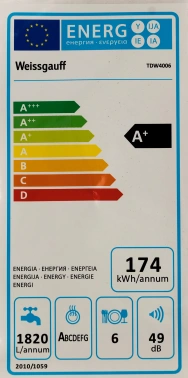 Посудомоечная машина Weissgauff TDW 4006