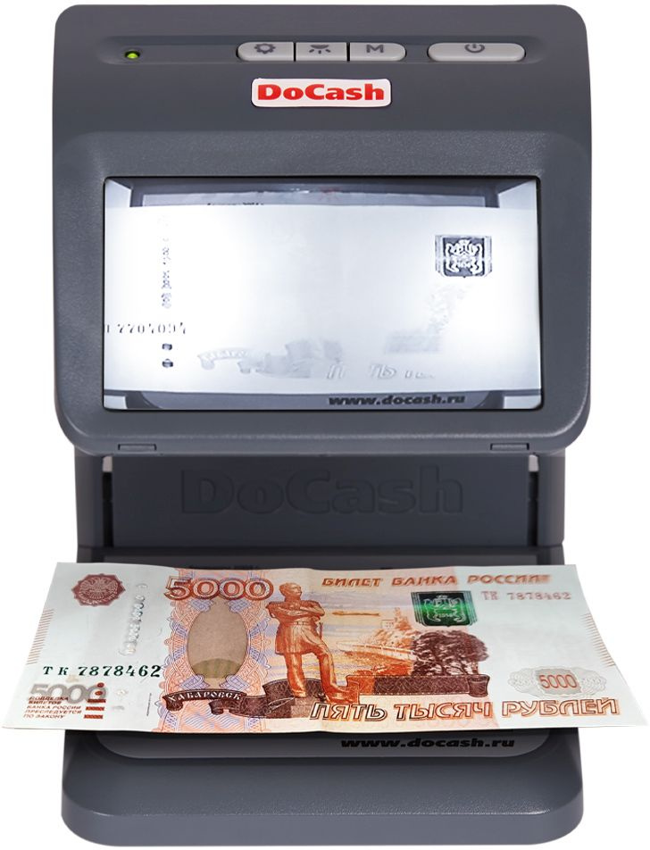 Детектор банкнот DoCash mini IR просмотровый мультивалюта