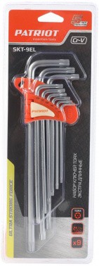 Набор ключей Patriot  SKТ-9EL torx