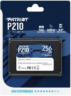 Накопитель SSD Patriot SATA-III 256GB P210S256G25