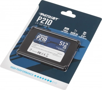 Накопитель SSD Patriot SATA-III 512GB P210S512G25