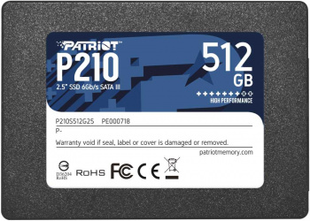 Накопитель SSD Patriot SATA-III 512GB P210S512G25