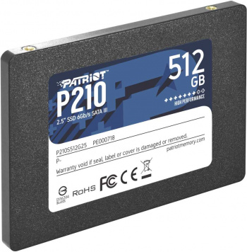 Накопитель SSD Patriot SATA-III 512GB P210S512G25