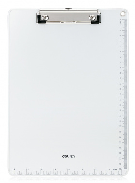 Папка-планшет Deli 64504 A4 металл серебристый