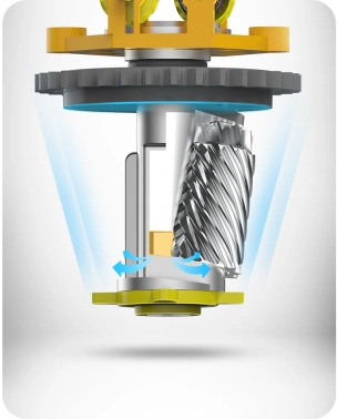 Точилка для карандашей механическая Deli  71162Red