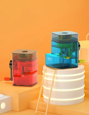 Точилка для карандашей механическая Deli  71162Red