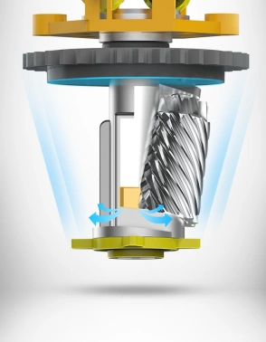 Точилка для карандашей механическая Deli  71162Blue