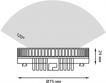 Лампа светодиодная Gauss  GX53