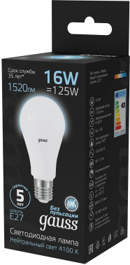 Лампа светодиодная Gauss  A60