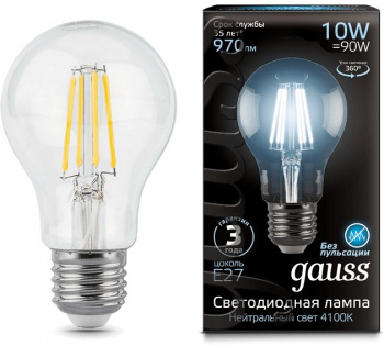 Лампа филам. Gauss Filament  A60