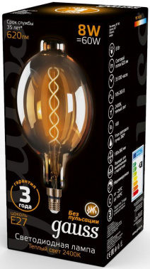 Лампа филам. Gauss Filament  Vintage