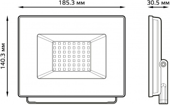 Прожектор уличный Gauss  Elementary