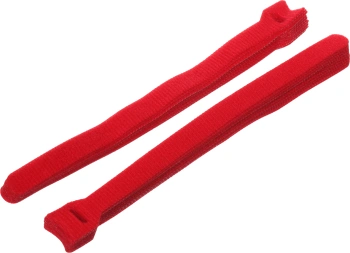 Хомут-липучка Lanmaster LAN-VCM210-RD 210x16мм (упак:20шт) нейлон/полиэтилен внутри помещений красный