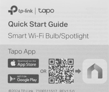 Умная лампа TP-Link Tapo L510E