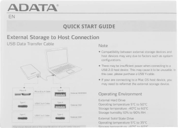 Накопитель SSD A-Data USB-C 512GB ASE760-512GU32G2-CBK SE760