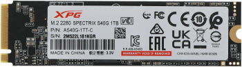 Накопитель SSD A-Data PCIe 3.0 x4 1TB AS40G-1TT-C