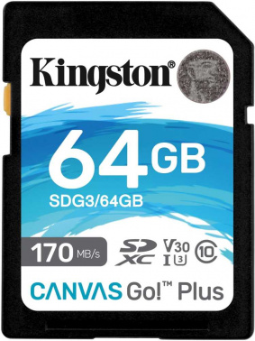Флеш карта SDXC 64GB Kingston  SDG3/64GB