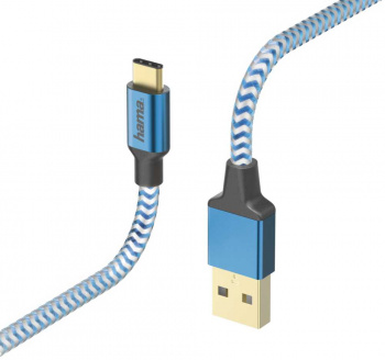 Кабель Hama 00178295 USB (m)-USB Type-C (m) 1.5м синий