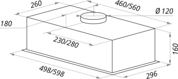 Вытяжка встраиваемая Maunfeld Crosby Light C 60
