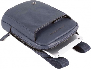 Сумка мужская Piquadro Black Square CA3084B3/BLU4 синяя натур.кожа
