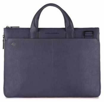 Деловая сумка Piquadro Black Square CA4021B3/BLU4 с отделением для ноутбука 15.6