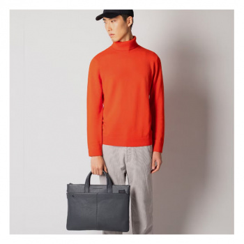 Деловая сумка Piquadro Black Square CA4021B3/BLU4 с отделением для ноутбука 15.6