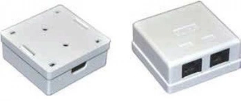 Розетка ITK CS2-1C5EU-22-G настенная 62x59.6x26.5мм RJ45 пластик белый