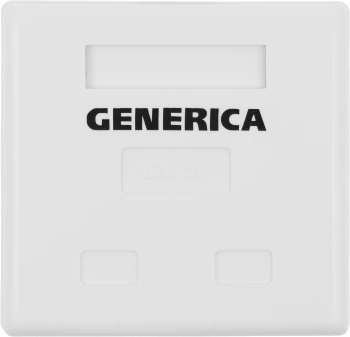 Розетка ITK CS2-1C5EU-22-G настенная 62x59.6x26.5мм RJ45 пластик белый