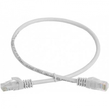 Патч-корд ITK PC01-C5EU-05M-G UTP RJ-45 вил.-вилка RJ-45 кат.5E 0.5м серый ПВХ (уп.:1шт)