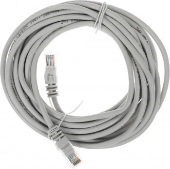 Патч-корд ITK PC01-C5EU-5M-G UTP RJ-45 вил.-вилка RJ-45 кат.5E 5м серый ПВХ (уп.:1шт)