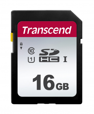 Флеш карта SDHC 16GB Transcend  TS16GSDC300S